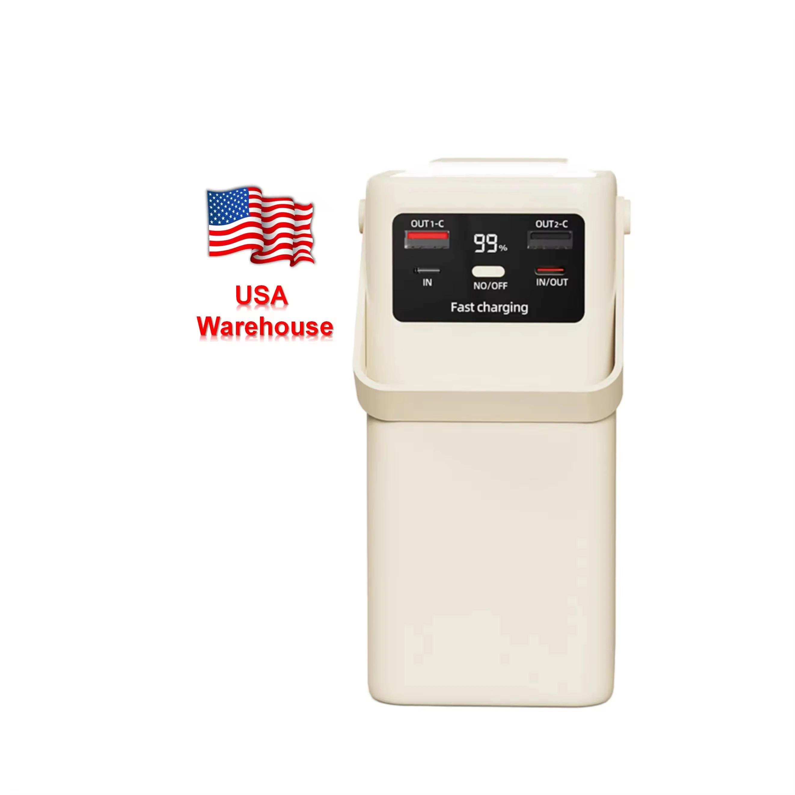 Large Capacity 50000mAh Outdoor LED Powerbank PD 20W Output Fast Charging Built-in Wire Cable Folding Emergency Light Power Bank
Large Capacity 50000mAh Outdoor LED Powerbank PD 20W Output Fast Charging Built-in Wire Cable Folding Emergency Light Power Bank