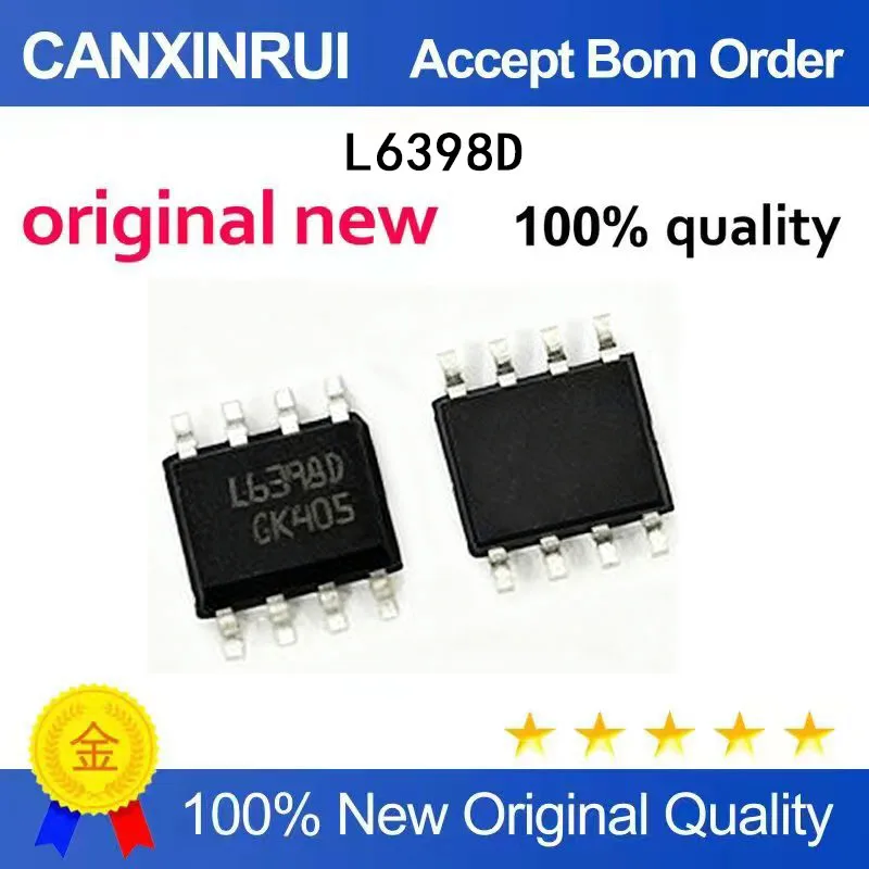 (5-100 Pieces) Brand new original L6398DTR L6398D SOP8 spot chip IC
(5-100 Pieces) Brand new original L6398DTR L6398D SOP8 spot chip IC