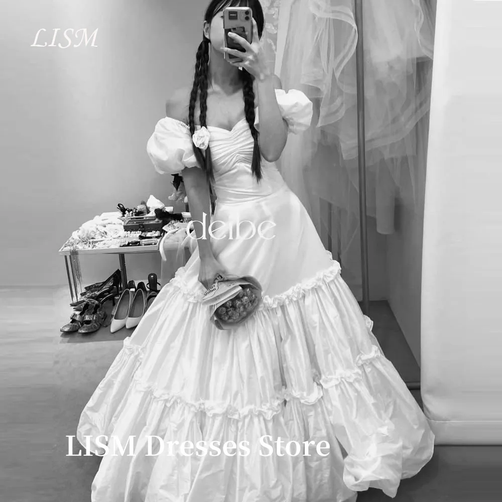 LISM Cake A-Line PrincessKorea Wedding Dresses Photo Shoot Sweetheart Soft Taffeta Bridal Birthday Gowns웨딩드레스Customized Japan
LISM Cake A-Line PrincessKorea Wedding Dresses Photo Shoot Sweetheart Soft Taffeta Bridal Birthday Gowns웨딩드레스Customized Japan