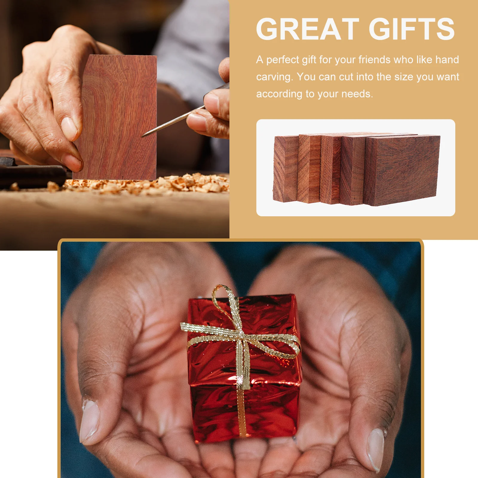 5Pcs Small Rosewood Wood Material Unfinished DIY Craft Plank Natural Wooden Blocks for Wall Decor Christmas Tree Ornament Wood
5Pcs Small Rosewood Wood Material Unfinished DIY Craft Plank Natural Wooden Blocks for Wall Decor Christmas Tree Ornament Wood