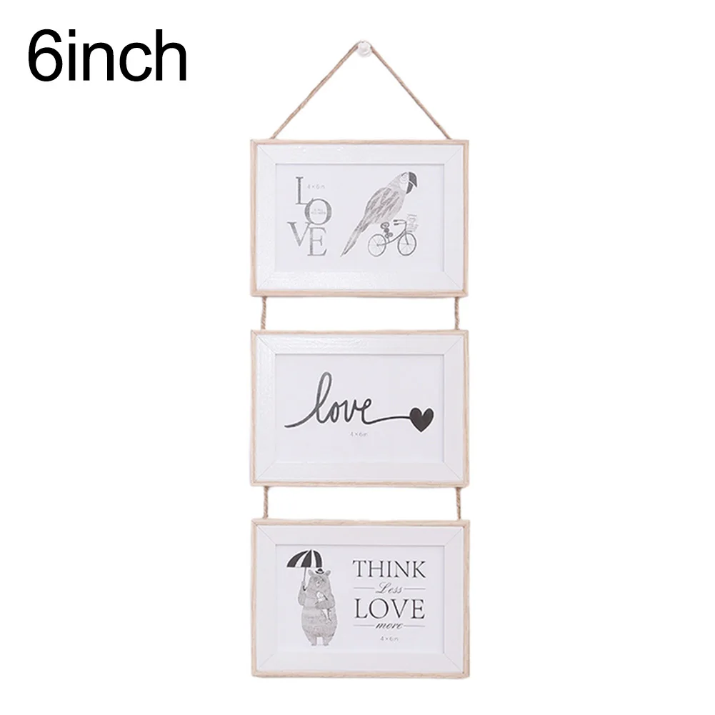 Wooden triple photo frame for wall mounting home decoration with modern design available in 6 inch and 7 inch sizes
Wooden triple photo frame for wall mounting home decoration with modern design available in 6 inch and 7 inch sizes