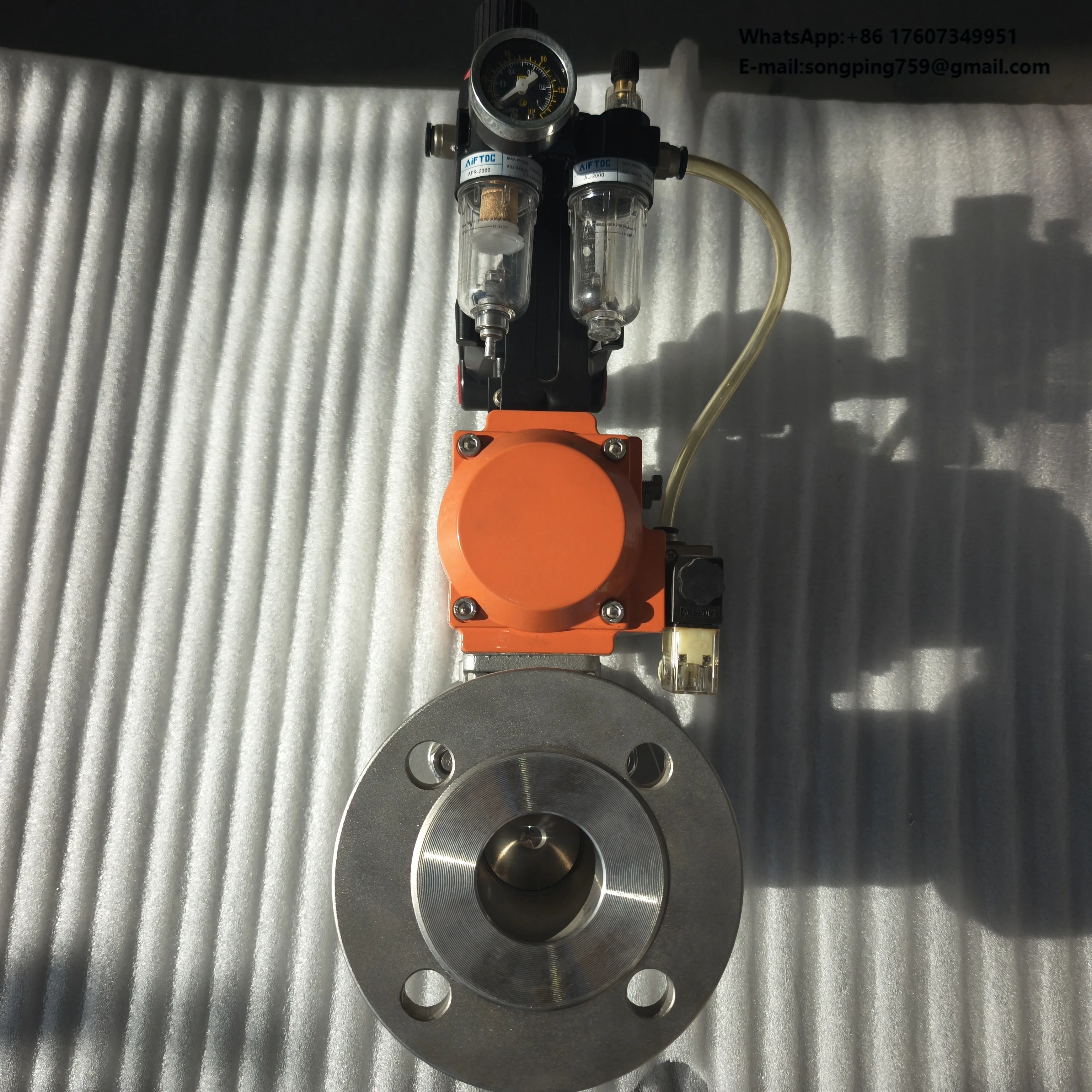 Stainless Steel Pneumatic Ball Valve Q641F-16P OEM DN100 24V/220V Hardware Valve
Stainless Steel Pneumatic Ball Valve Q641F-16P OEM DN100 24V/220V Hardware Valve