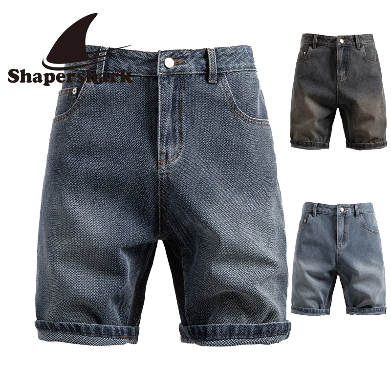 Summer's New Fashion Solid-Color Retro Sporty Straight-Leg Denim Shorts for Men: Loose, Comfortable and High-Quality Pants
Summer's New Fashion Solid-Color Retro Sporty Straight-Leg Denim Shorts for Men: Loose, Comfortable and High-Quality Pants