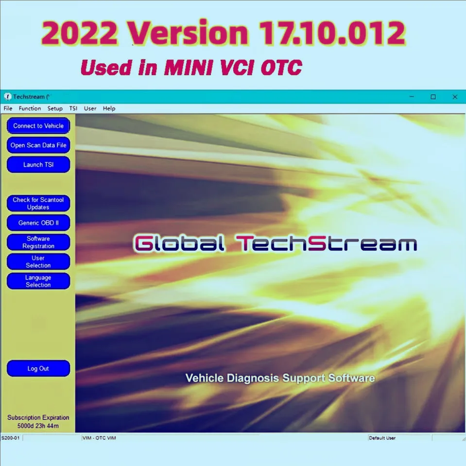 Good Selling for MINI VCI Techstream 17.10.012 coding diagnose car scanning OTC Scanner ECM ECU coding diagnose for To/yo/ta
Good Selling for MINI VCI Techstream 17.10.012 coding diagnose car scanning OTC Scanner ECM ECU coding diagnose for To/yo/ta