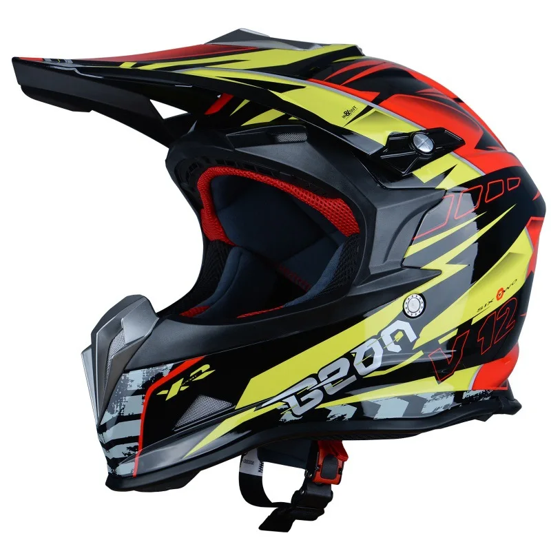 Professional DOT BEON B602 Moto Off-Road Riding Racing Motocross Racing Breathable Off-Road Full Face Helmet cascos
Professional DOT BEON B602 Moto Off-Road Riding Racing Motocross Racing Breathable Off-Road Full Face Helmet cascos