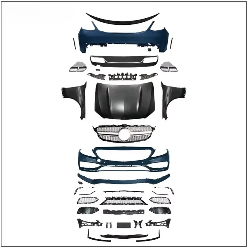 Car Front Bumper Grille Kit Exterior Styling Replacement Accessory Fit for C-Class W205 2016
Car Front Bumper Grille Kit Exterior Styling Replacement Accessory Fit for C-Class W205 2016