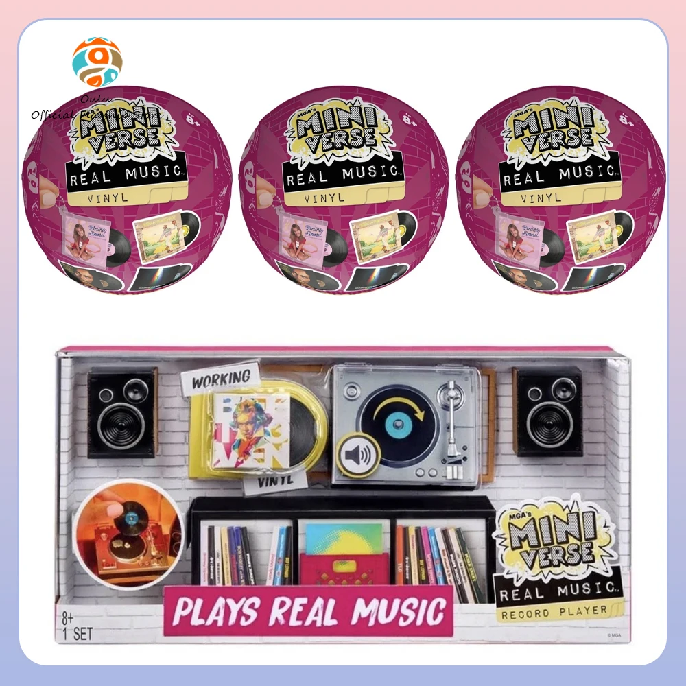 New Genuine Miniverse Mga Real Music Vinyl Ball Blind Box Real Music Vinyl Mystery Box Record Player Toy Miniature Gift Toys
New Genuine Miniverse Mga Real Music Vinyl Ball Blind Box Real Music Vinyl Mystery Box Record Player Toy Miniature Gift Toys