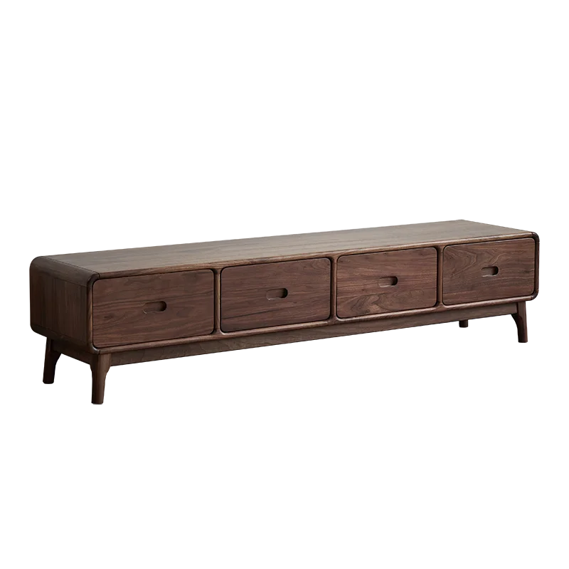 North American black walnut solid wood TV cabinet coffee table small apartment simple living room furniture
North American black walnut solid wood TV cabinet coffee table small apartment simple living room furniture