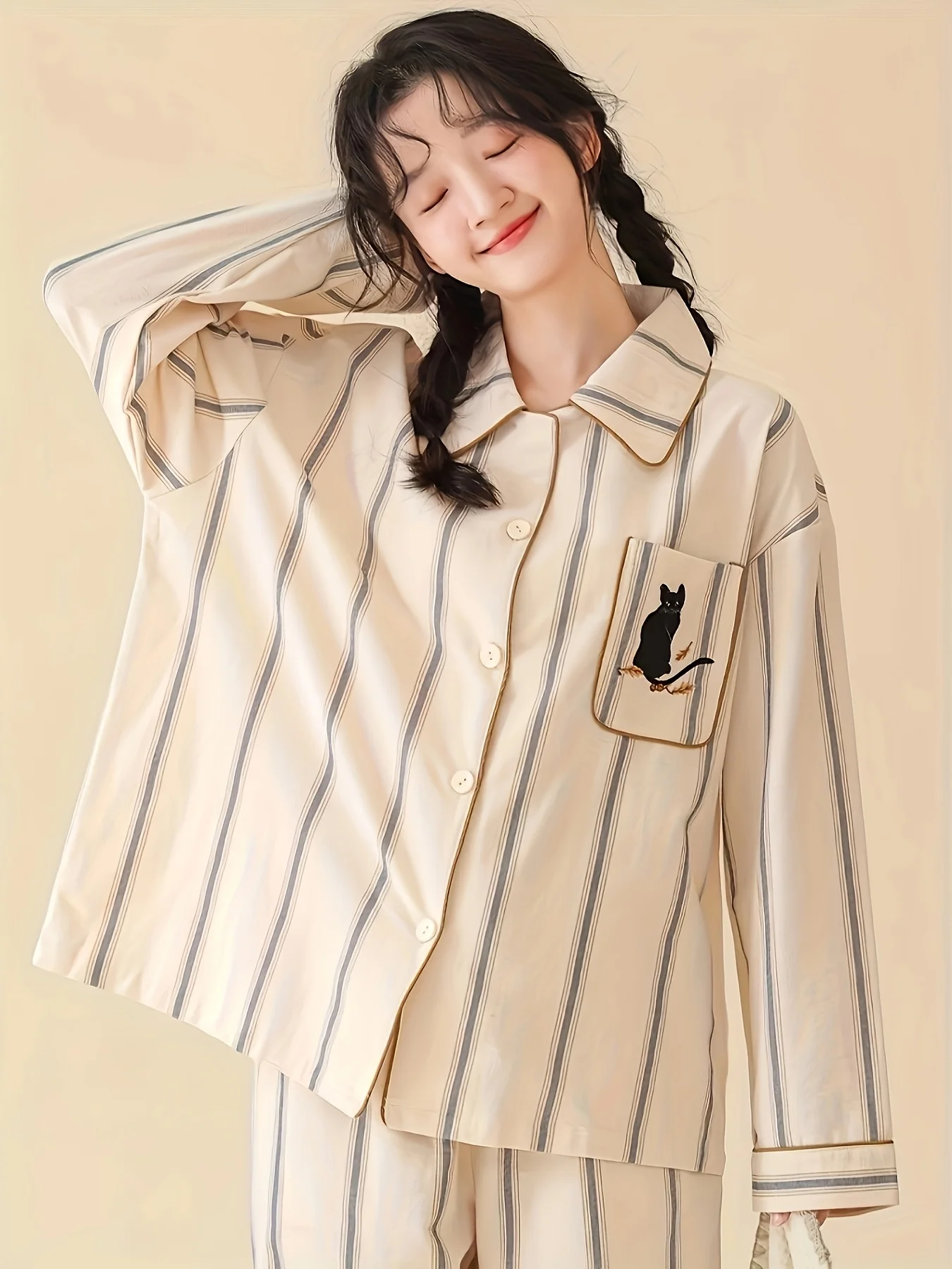 Women's New High-Aesthetic Pajama Set - Minimalist, Casual & Sweet Loungewear
Women's New High-Aesthetic Pajama Set - Minimalist, Casual & Sweet Loungewear