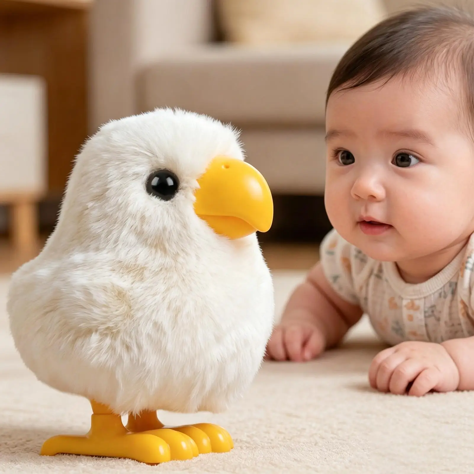 Wind Up Animal Cute Plush Parrot Figurine Interactive Wind Up Toy Jumping Bird Animal for Indoor Outdoor Kindergarten Living
Wind Up Animal Cute Plush Parrot Figurine Interactive Wind Up Toy Jumping Bird Animal for Indoor Outdoor Kindergarten Living