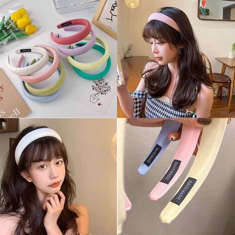 AISHG Solid Color Sweet Sponge Wide-Brimmed Headband Korean Version Women's Simple Face Wash Hairband Hair Accessories
AISHG Solid Color Sweet Sponge Wide-Brimmed Headband Korean Version Women's Simple Face Wash Hairband Hair Accessories
