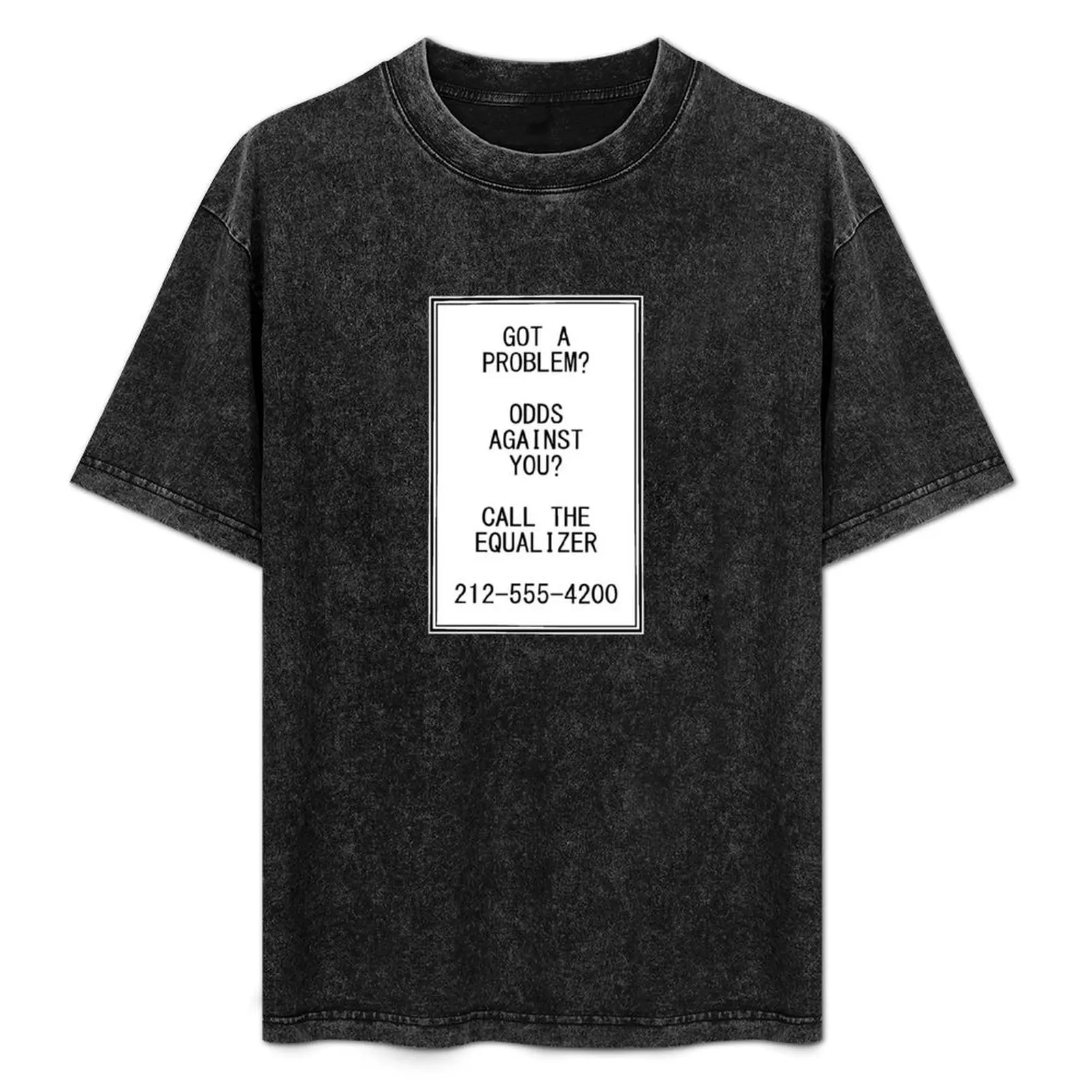 Equalizer T-Shirt Large Size Casual Short Sleeve Top
Equalizer T-Shirt Large Size Casual Short Sleeve Top