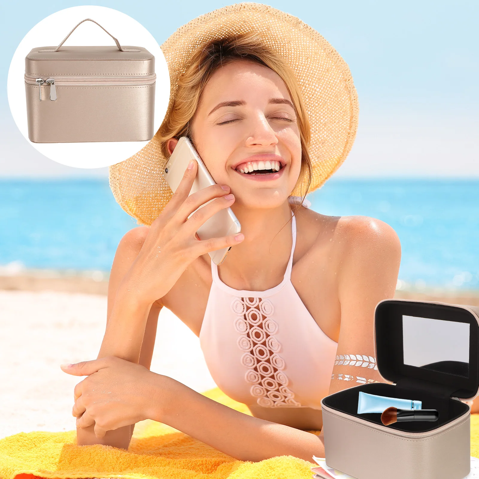 Portable Large Space Bag Pink Travel Toiletry ganizer Waterproof Premium Material Pouch Storage Case
Portable Large Space Bag Pink Travel Toiletry ganizer Waterproof Premium Material Pouch Storage Case