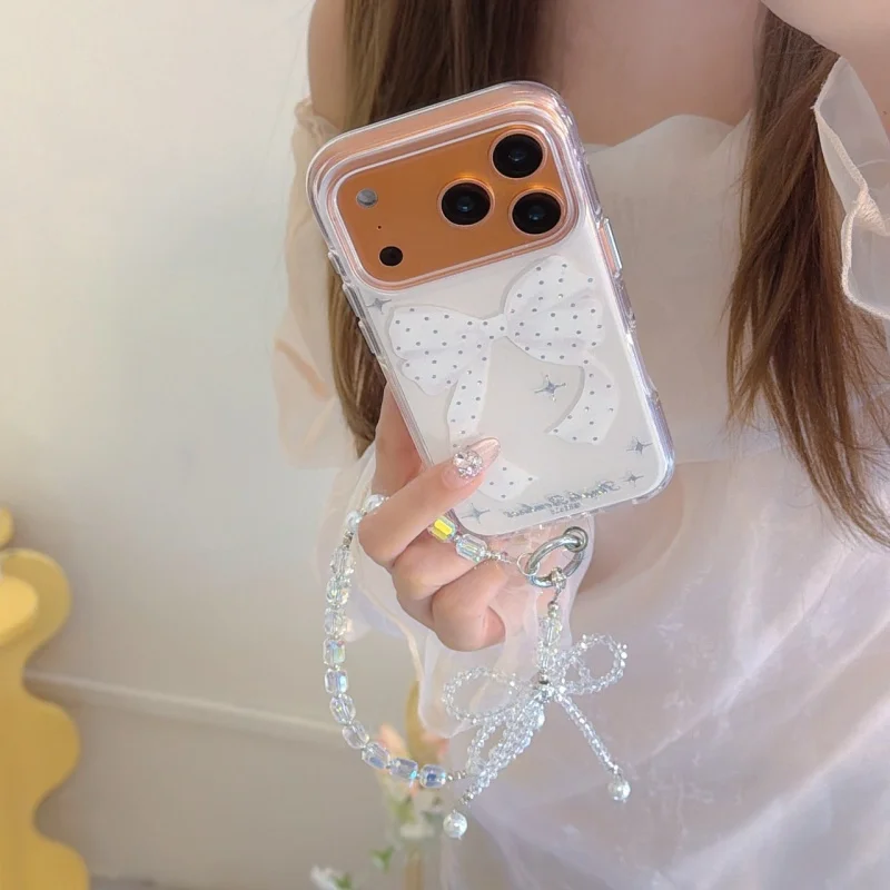 Lovely Diamond Bowknot Phone Cover For iPhone iPhone 17 Pro 14 15 16 Pro Max Case with Chain Shockproof Protective Cases Cute Ca
Lovely Diamond Bowknot Phone Cover For iPhone iPhone 17 Pro 14 15 16 Pro Max Case with Chain Shockproof Protective Cases Cute Ca