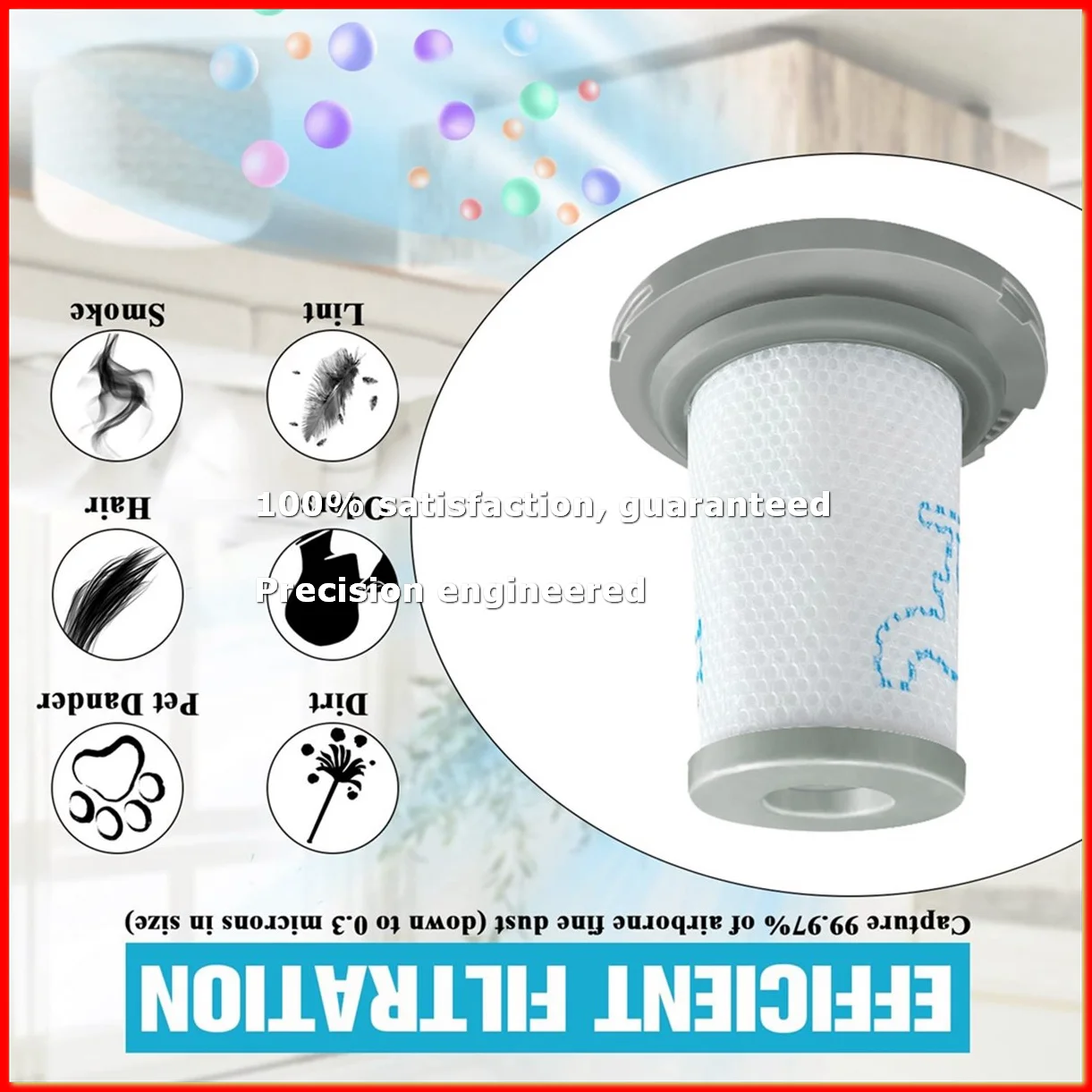Washable Filter for X-Force Flex 8.60 X-Pert 6.60 Cordless Vacuum Cleaner Attachment Replacement HEPA Filter-ROWI
Washable Filter for X-Force Flex 8.60 X-Pert 6.60 Cordless Vacuum Cleaner Attachment Replacement HEPA Filter-ROWI