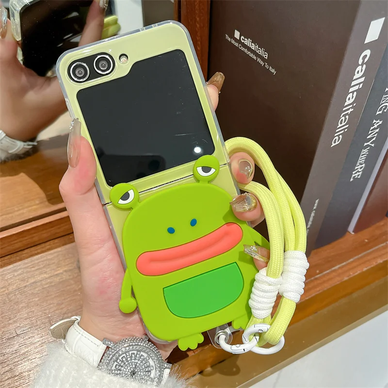 Funny Frog Fluorescence Phone Case For Samsung Galaxy flip 6 Z Flip 5 Flip4 Flip6 flip3 flip5 5G Cute Silicone Shockproof Cover
Funny Frog Fluorescence Phone Case For Samsung Galaxy flip 6 Z Flip 5 Flip4 Flip6 flip3 flip5 5G Cute Silicone Shockproof Cover