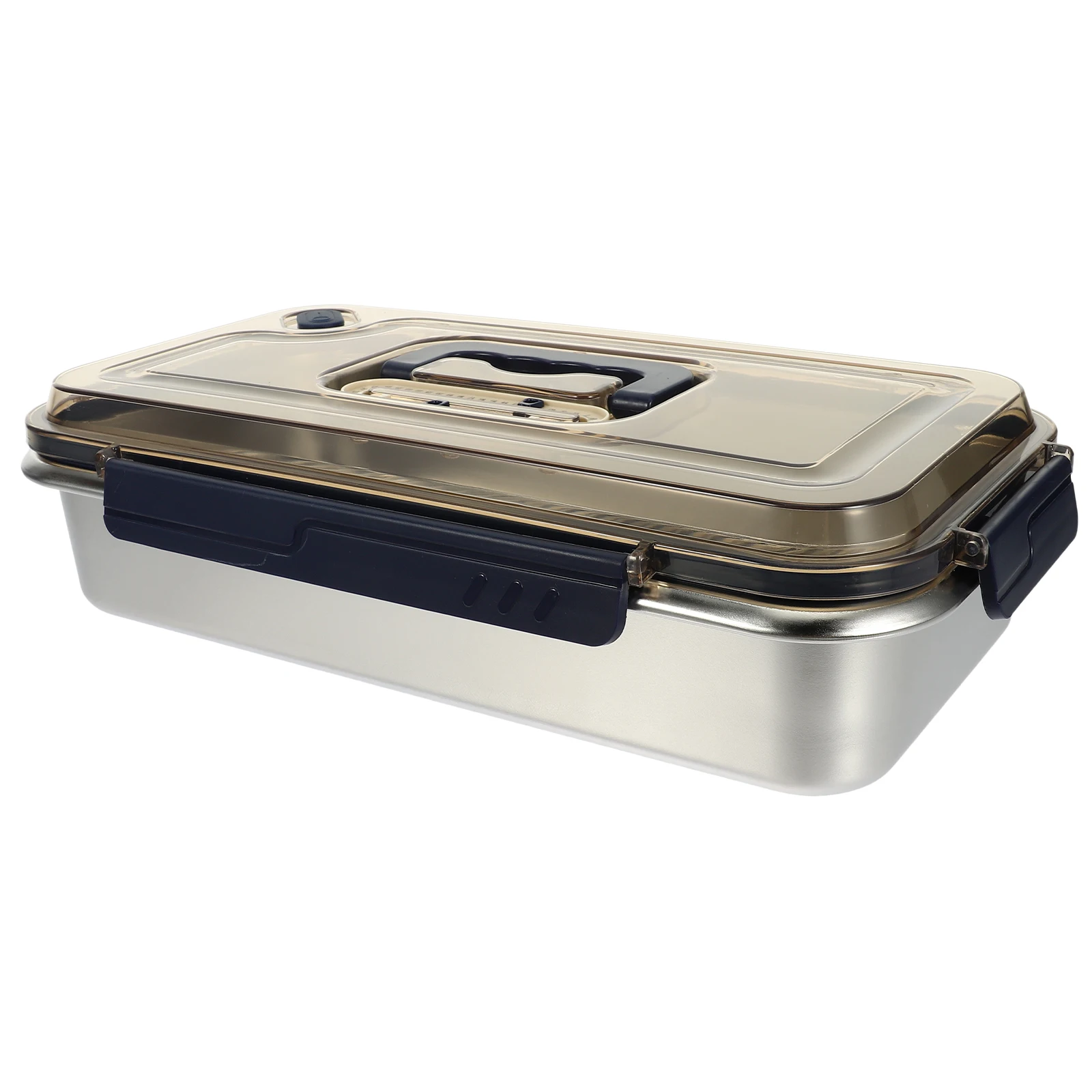 Stainless Steel Food Containers 2400ml Airtight Crisper Boxes for Fridge Freezer Storage Reusable Stackable Kitchen Supplies
Stainless Steel Food Containers 2400ml Airtight Crisper Boxes for Fridge Freezer Storage Reusable Stackable Kitchen Supplies