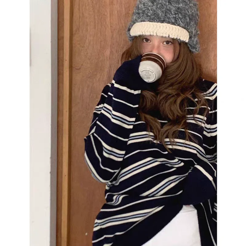 Вязаный свитер в полоску с V-образным вырезом, повседневный женский пуловер, осенний сезон, нейлон, полиэстер...
Вязаный свитер в полоску с V-образным вырезом, повседневный женский пуловер, осенний сезон, нейлон, полиэстер...