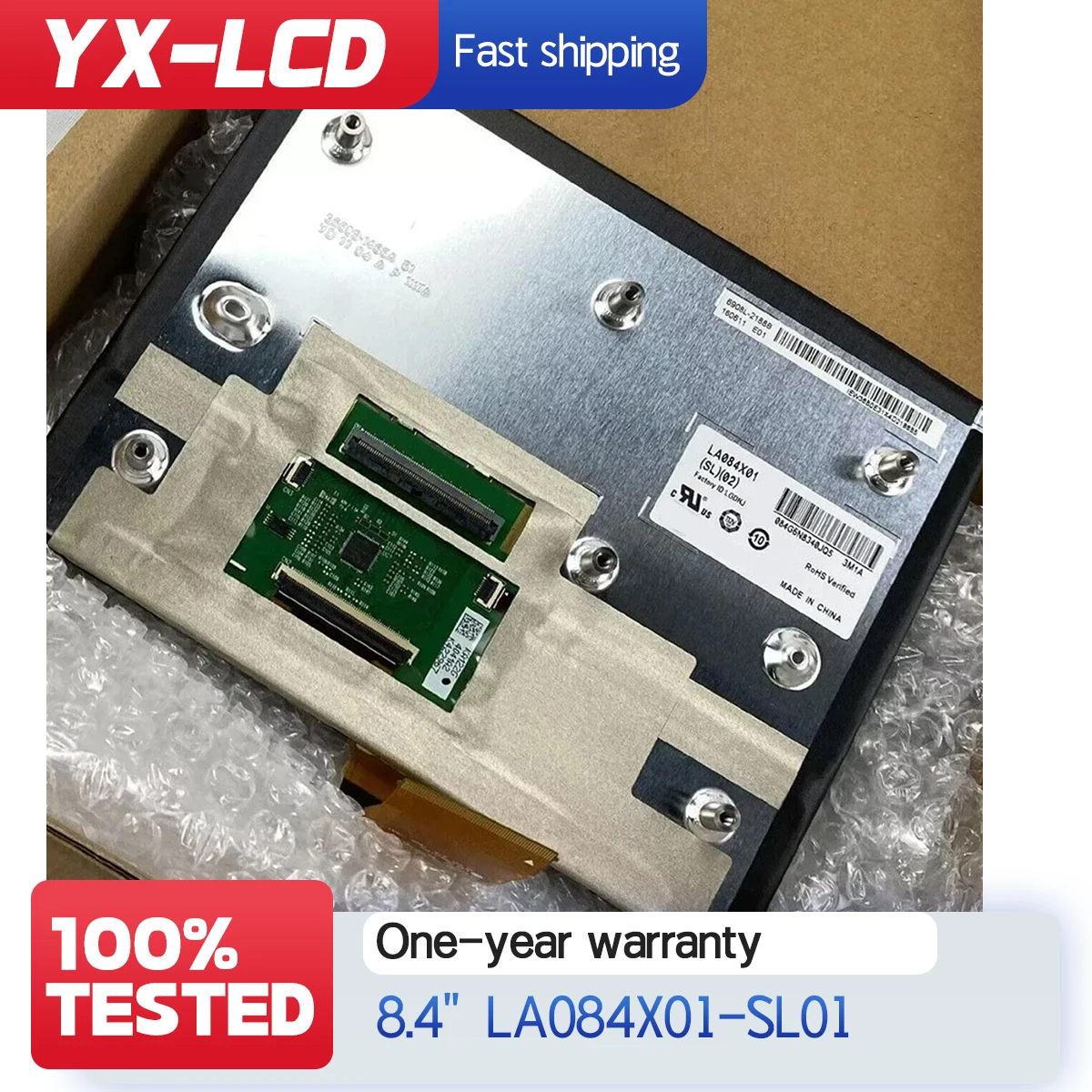 LA084X01-SL01 17-22 Replacement 8.4" Uconnect 4C UAQ LCD Display Touch Screen Radio Navigation
LA084X01-SL01 17-22 Replacement 8.4" Uconnect 4C UAQ LCD Display Touch Screen Radio Navigation