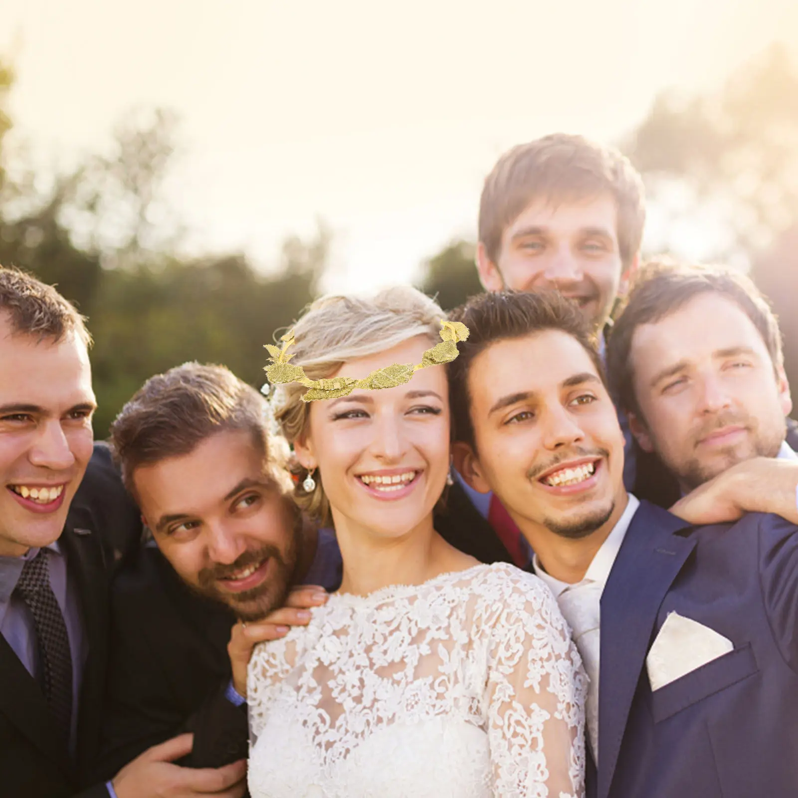 3Pcs Golden Flower Headband Luxurious Bridal Headpiece with Leaf Design Wedding Hair Accessories for Women Party Wear
3Pcs Golden Flower Headband Luxurious Bridal Headpiece with Leaf Design Wedding Hair Accessories for Women Party Wear