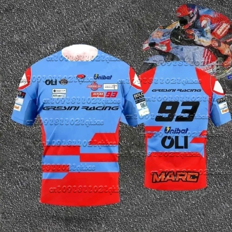 MOTO GP 3D Printed Fast Drying Breathable Sports Men's Motorcycle Casual Loose T-shirt GRESSINI RACING Team 93 Marquis Driver
MOTO GP 3D Printed Fast Drying Breathable Sports Men's Motorcycle Casual Loose T-shirt GRESSINI RACING Team 93 Marquis Driver