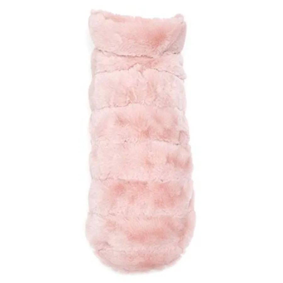 Faux Fur Dog Coat Warm Fleece Lined Pet Jacket with Harness Hole, Mauve, X-Large
Faux Fur Dog Coat Warm Fleece Lined Pet Jacket with Harness Hole, Mauve, X-Large