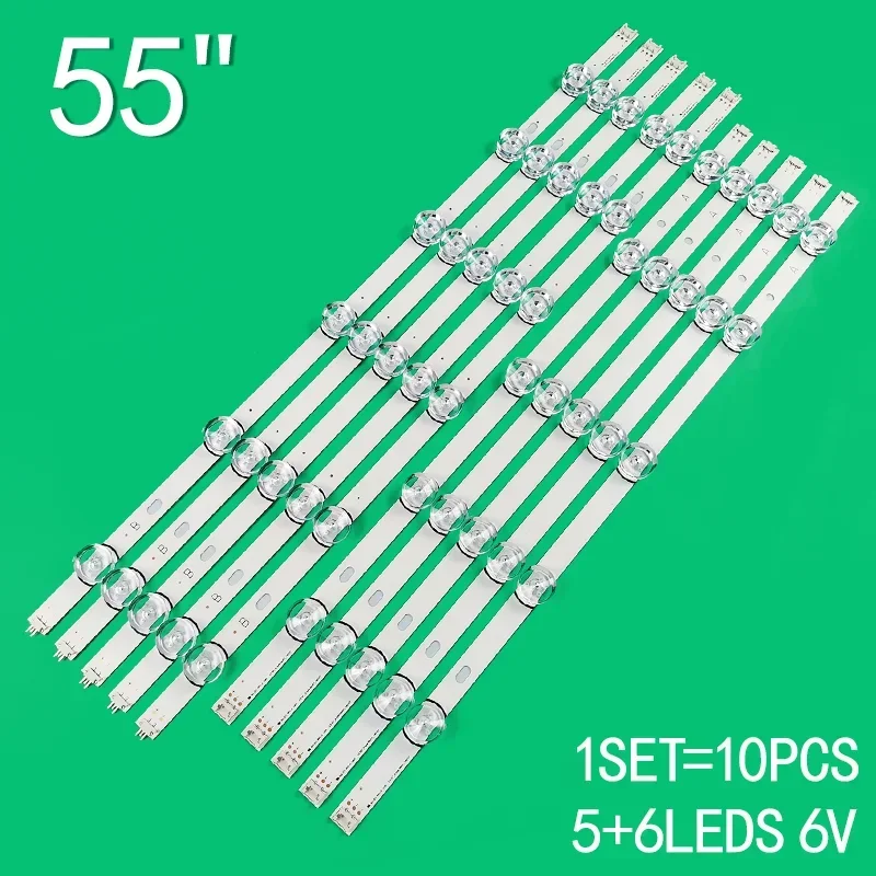 10 pieces of backlight strip For 55LB650V 55LB561V 55LF6000 55LB6100 55LB582U 55LB650V 55LB629V 55LB570V 55LB5900 55LB5500
10 pieces of backlight strip For 55LB650V 55LB561V 55LF6000 55LB6100 55LB582U 55LB650V 55LB629V 55LB570V 55LB5900 55LB5500