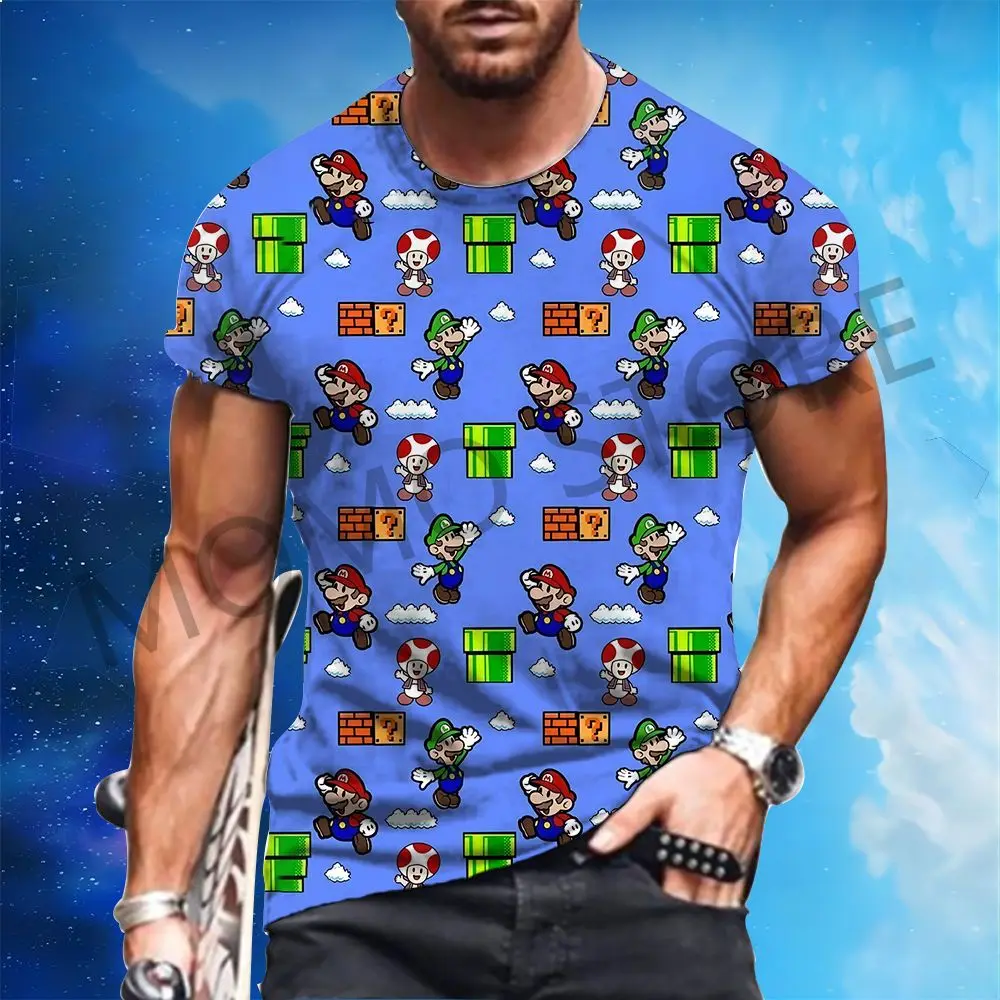 110-6XL Kid's T-shirt Mario 2024 Summer Men's Y2k Clothes Louis Children's Anime Street Wear Quick Dry Adventure Tops Classic
110-6XL Kid's T-shirt Mario 2024 Summer Men's Y2k Clothes Louis Children's Anime Street Wear Quick Dry Adventure Tops Classic