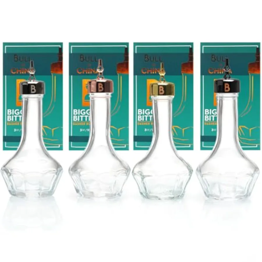 Bitters Bottle 90ml Glass Dash Bottle With Dasher Top - Professional Bar Tool For Bartenders and Home Bars The Quartet
Bitters Bottle 90ml Glass Dash Bottle With Dasher Top - Professional Bar Tool For Bartenders and Home Bars The Quartet