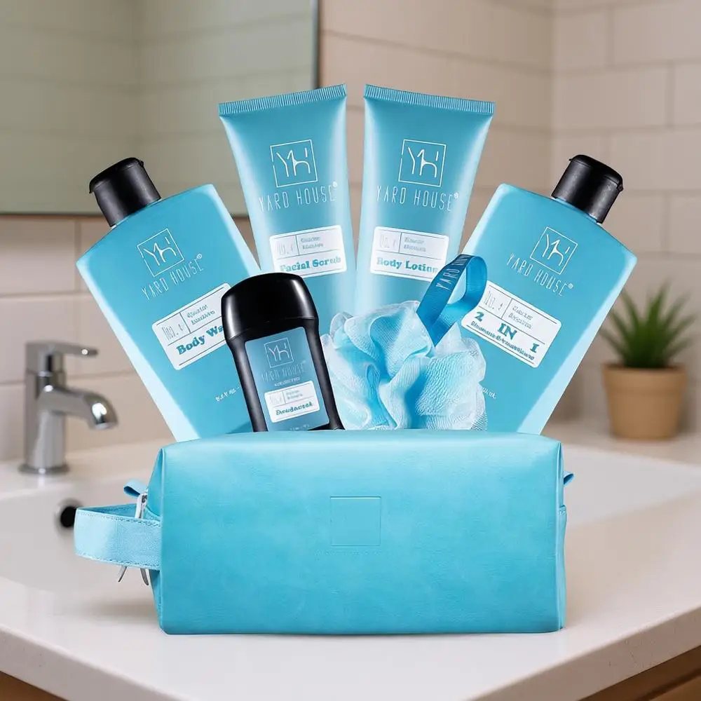 Premium Men's Travel Toiletry Bag with Full-Size Skincare Items for Birthday or Christmas Gifts
Premium Men's Travel Toiletry Bag with Full-Size Skincare Items for Birthday or Christmas Gifts