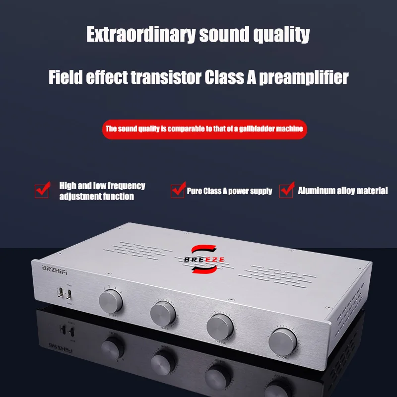 BRZHIFI Latest Reference Shanshui 711 Line Field Effect Transistor Preamplifier HiFi High Temperature Pitch Preamplifier Audio
BRZHIFI Latest Reference Shanshui 711 Line Field Effect Transistor Preamplifier HiFi High Temperature Pitch Preamplifier Audio