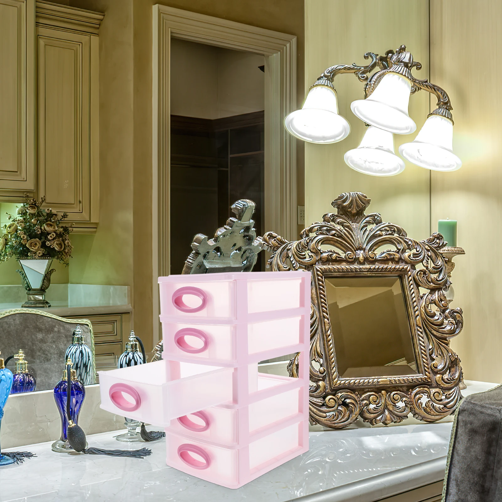 Pink 5 Drawer File Drawer Organizer Storage Cabinet Desk Organizers Makeup Box Plastic Tidy File Holder Office Supplies
Pink 5 Drawer File Drawer Organizer Storage Cabinet Desk Organizers Makeup Box Plastic Tidy File Holder Office Supplies