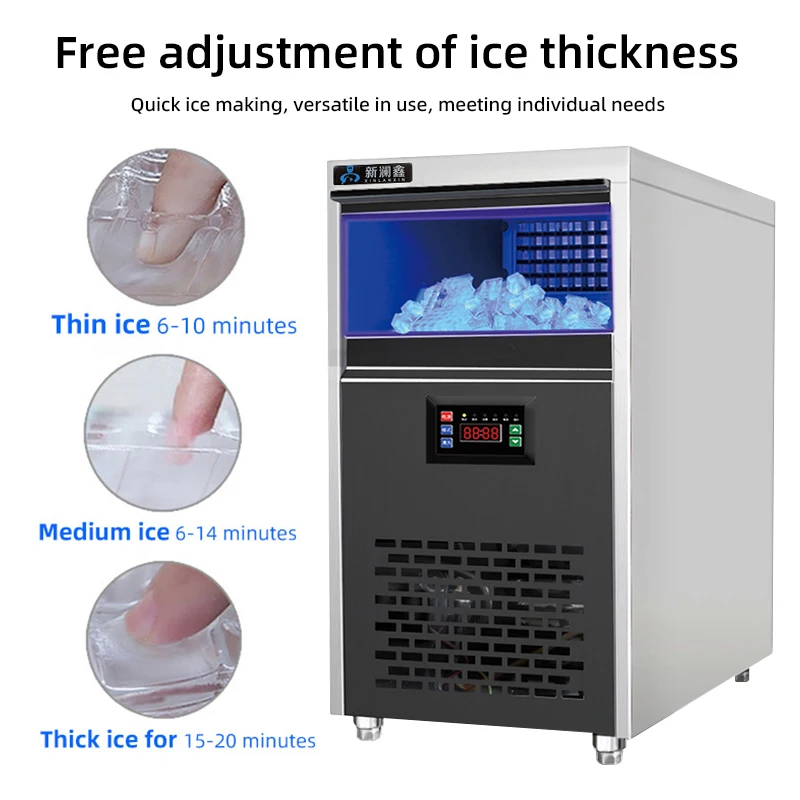 Lanxin Ice Maker Commercial Milk Tea Shop 60/80/100/120/150kg Large Capacity Small Automatic Ice Cube Machine
Lanxin Ice Maker Commercial Milk Tea Shop 60/80/100/120/150kg Large Capacity Small Automatic Ice Cube Machine