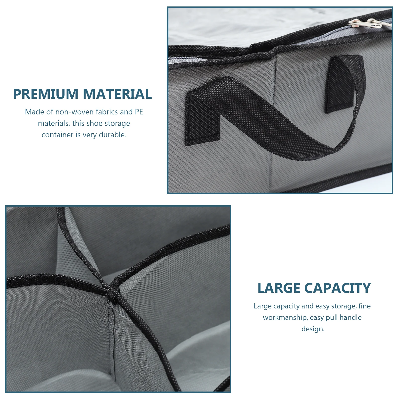 Large Capacity Foldable Shoe Storage Container Pe Waterproof Dustproof Organizer Under Bed Multi Grids Transparent Bag
Large Capacity Foldable Shoe Storage Container Pe Waterproof Dustproof Organizer Under Bed Multi Grids Transparent Bag