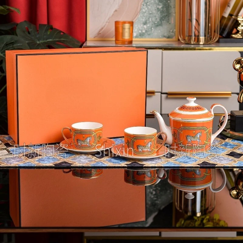 Vintage Coffee Pot Cup and Saucer Set Bone China Afternoon Tea Set for Classic Elegant Tea Time Experience
Vintage Coffee Pot Cup and Saucer Set Bone China Afternoon Tea Set for Classic Elegant Tea Time Experience