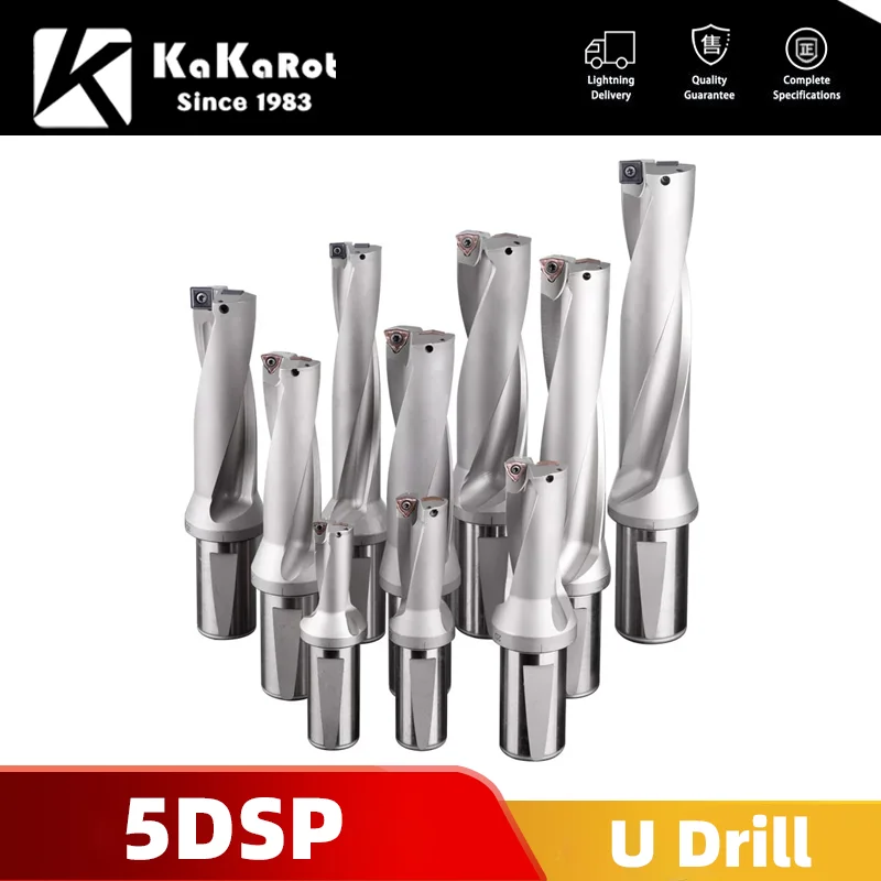 KaKarot SP Series Drill Bites Metal Drill Bites Inser Drill 5D16-38mm Indexable U Drill Machinery Lathes CNC Water Fast Drll
KaKarot SP Series Drill Bites Metal Drill Bites Inser Drill 5D16-38mm Indexable U Drill Machinery Lathes CNC Water Fast Drll
