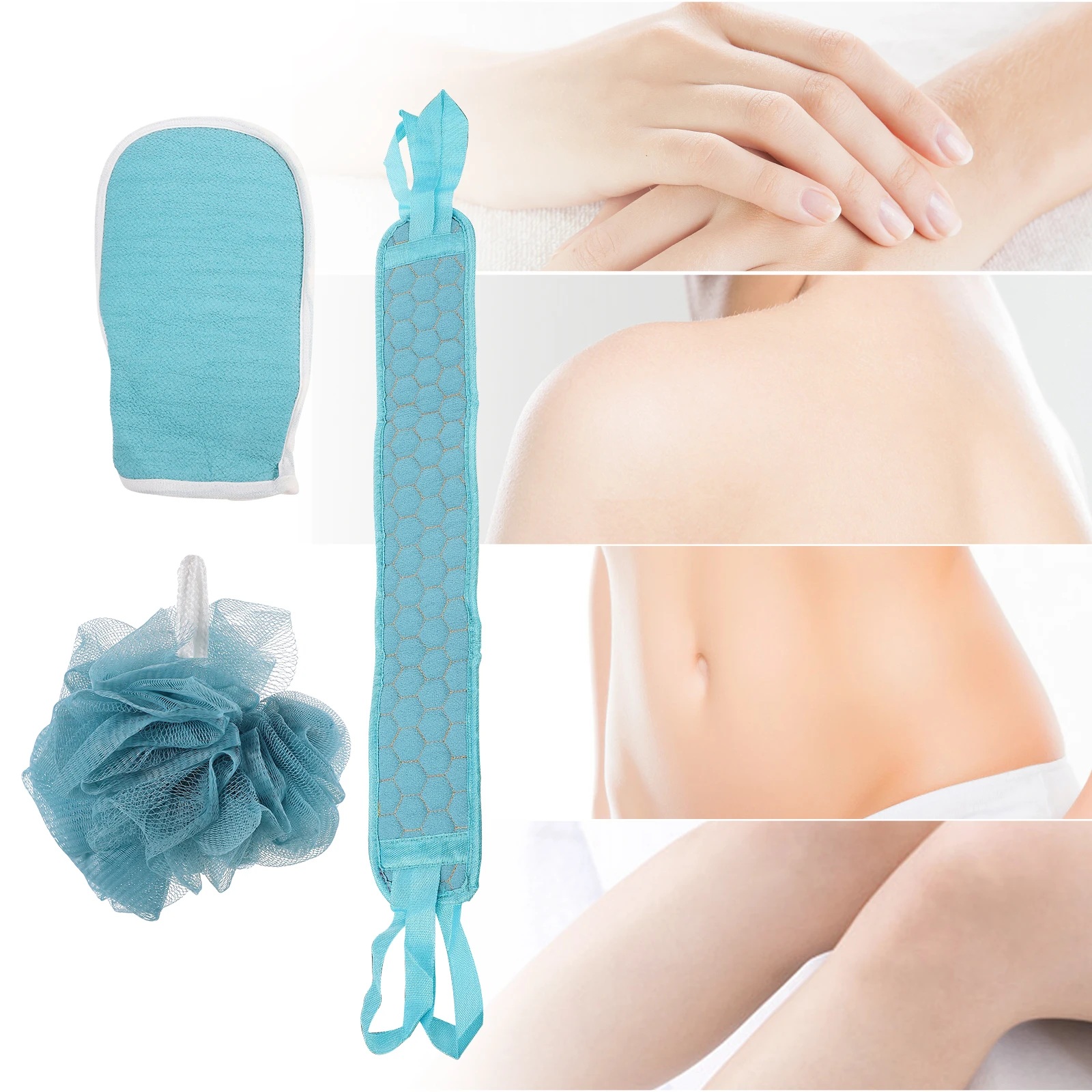 Bath Towel Glove Set High Quality Comfortable Durable Portable Bath Shower Ball Kids Hat Scrubber Gloves Long Straps Back Rub
Bath Towel Glove Set High Quality Comfortable Durable Portable Bath Shower Ball Kids Hat Scrubber Gloves Long Straps Back Rub