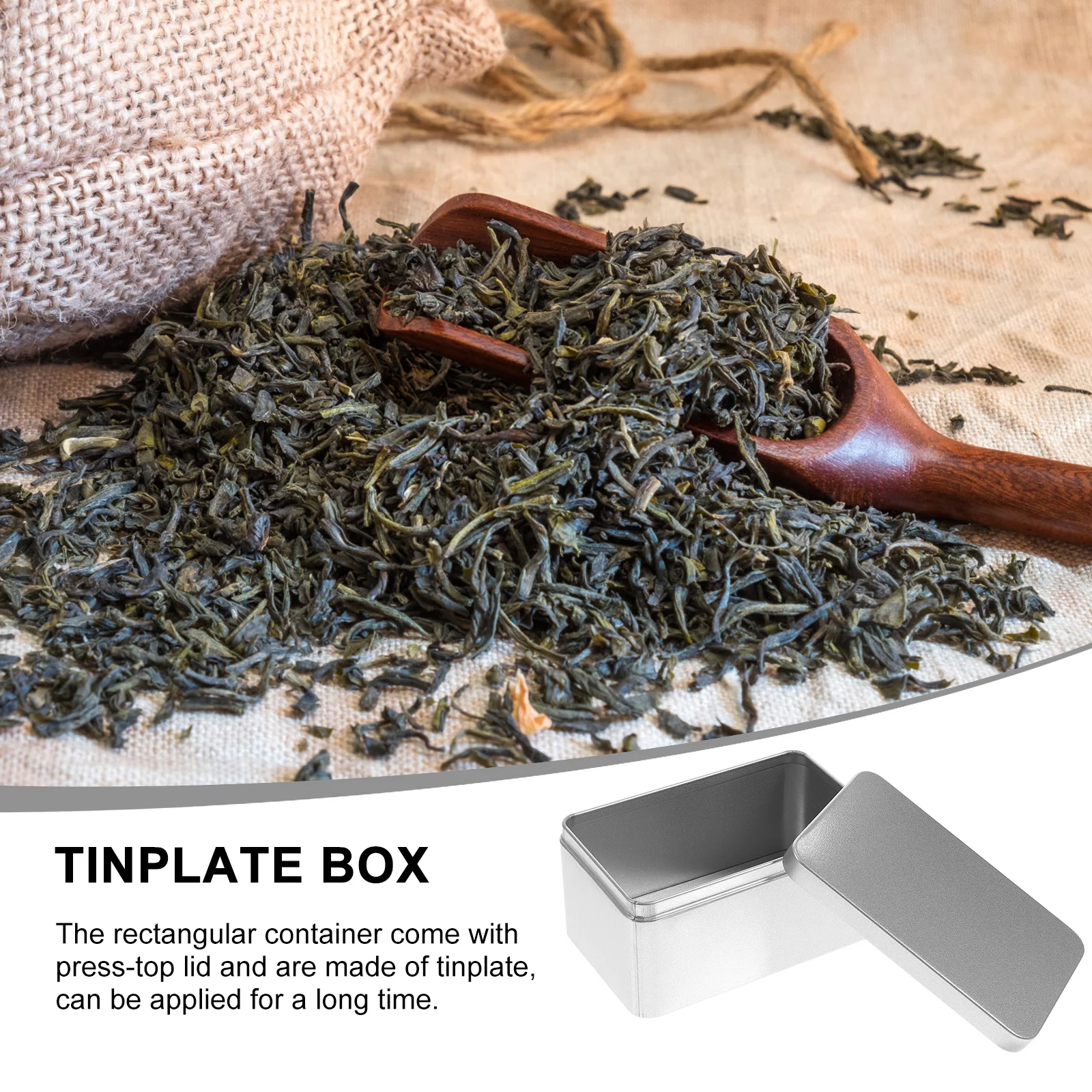 Rectangular Mini Tea Leaf Storage Container Portable Tinplate Box 13x8x6cm Candy Organizer Home Storage Snack Metal Box Desktop
Rectangular Mini Tea Leaf Storage Container Portable Tinplate Box 13x8x6cm Candy Organizer Home Storage Snack Metal Box Desktop