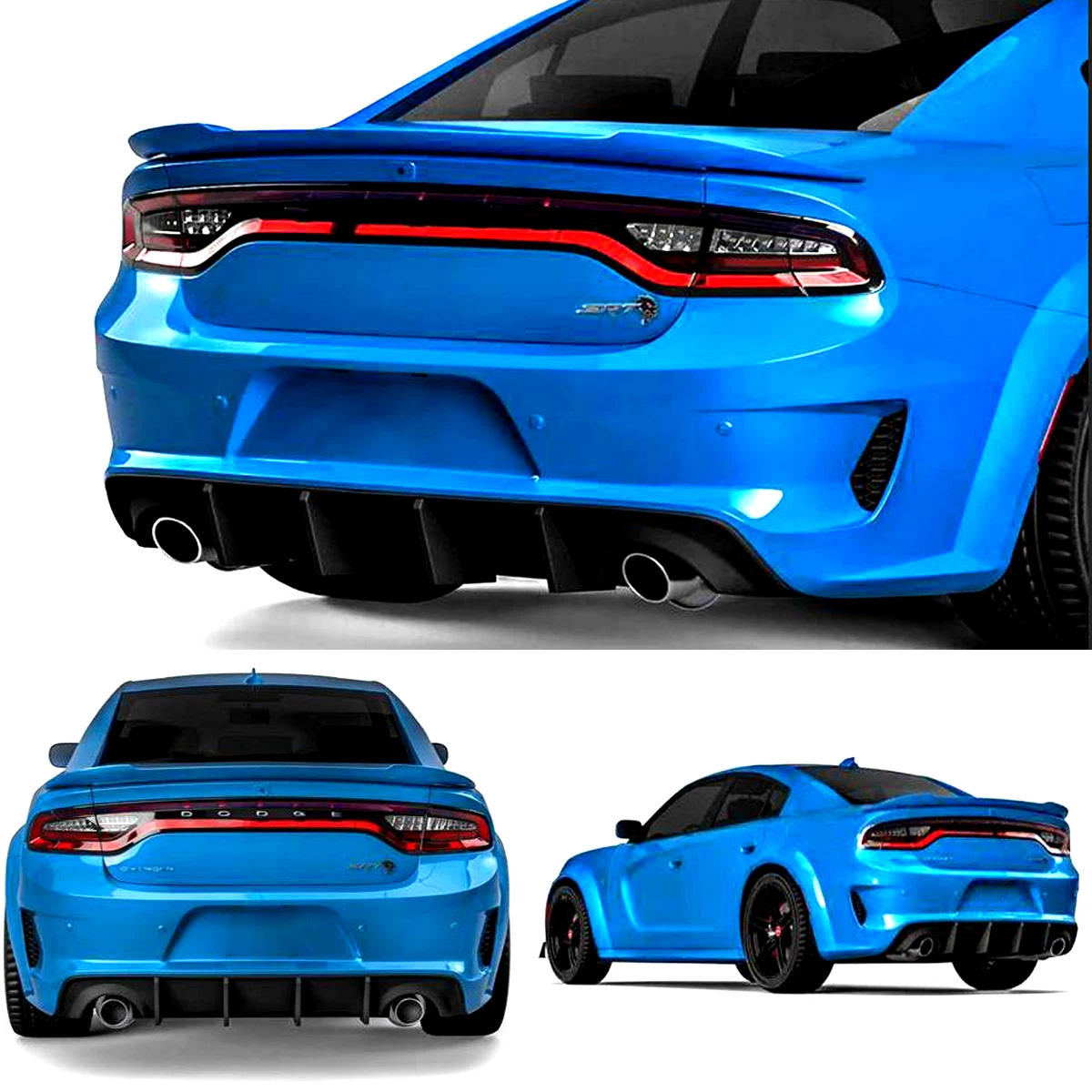 Mattle Black 2015-2023 Dodge Charger Widebody Rear Diffuser Bumper Lip Bumper SRT Hellcat Widebody Trim Rear Protector Guard
Mattle Black 2015-2023 Dodge Charger Widebody Rear Diffuser Bumper Lip Bumper SRT Hellcat Widebody Trim Rear Protector Guard
