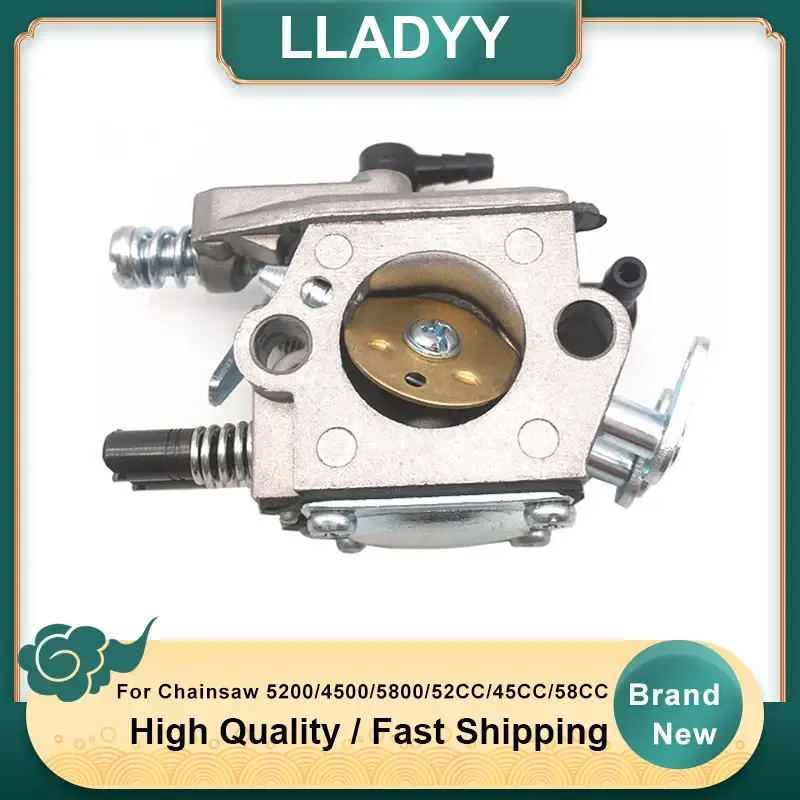 Carburetor For Chainsaw 5200/4500/5800/52CC/45CC/58CC Timbertech/Silverline/Taurus Chain Saw Garden Power Tool Accessories
Carburetor For Chainsaw 5200/4500/5800/52CC/45CC/58CC Timbertech/Silverline/Taurus Chain Saw Garden Power Tool Accessories