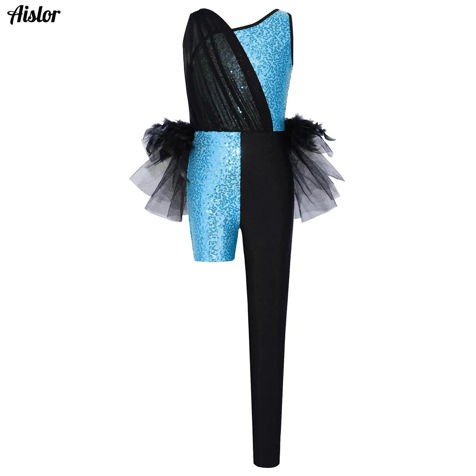 Ballet Acrobatics Gymnastics Skating Costume Kids Girls Jazz Dance Jumpsuit Shiny Sequin Feather Tulle Skirted Bodysuit Rompers
Ballet Acrobatics Gymnastics Skating Costume Kids Girls Jazz Dance Jumpsuit Shiny Sequin Feather Tulle Skirted Bodysuit Rompers
