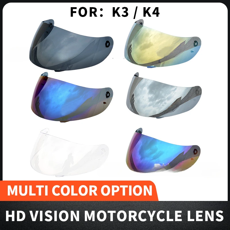 Motorcycle Helmet Replacement Visor, Suitable for K3 K4 Windshield Lens, Helmet Accessories
Motorcycle Helmet Replacement Visor, Suitable for K3 K4 Windshield Lens, Helmet Accessories