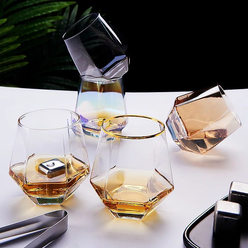 2pcs/1pcs Hexagonal Glass Gift for Friend 320ml Colorful Transparent Drinkware Whiskey Wine Cups Household Juice Cup Water Cups
2pcs/1pcs Hexagonal Glass Gift for Friend 320ml Colorful Transparent Drinkware Whiskey Wine Cups Household Juice Cup Water Cups