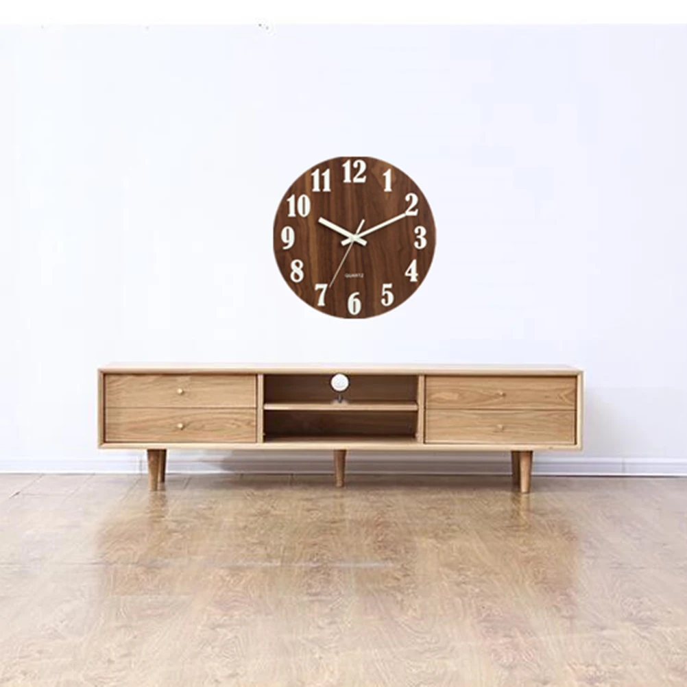 12 Inch Luminous Wooden Round Wall Vintage Decorative Hanging Clock For Living Room Bedroom Office Home Bar Cafe Garden Indoor
12 Inch Luminous Wooden Round Wall Vintage Decorative Hanging Clock For Living Room Bedroom Office Home Bar Cafe Garden Indoor
