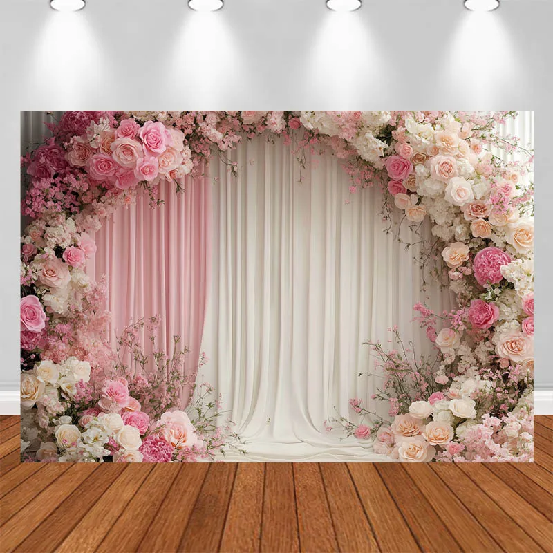 LS Memorial Day Photography Background Arch Floral Arrange Pink White Curtain Decor Wedding Adult Portrait Photo Backdrop Studio
LS Memorial Day Photography Background Arch Floral Arrange Pink White Curtain Decor Wedding Adult Portrait Photo Backdrop Studio