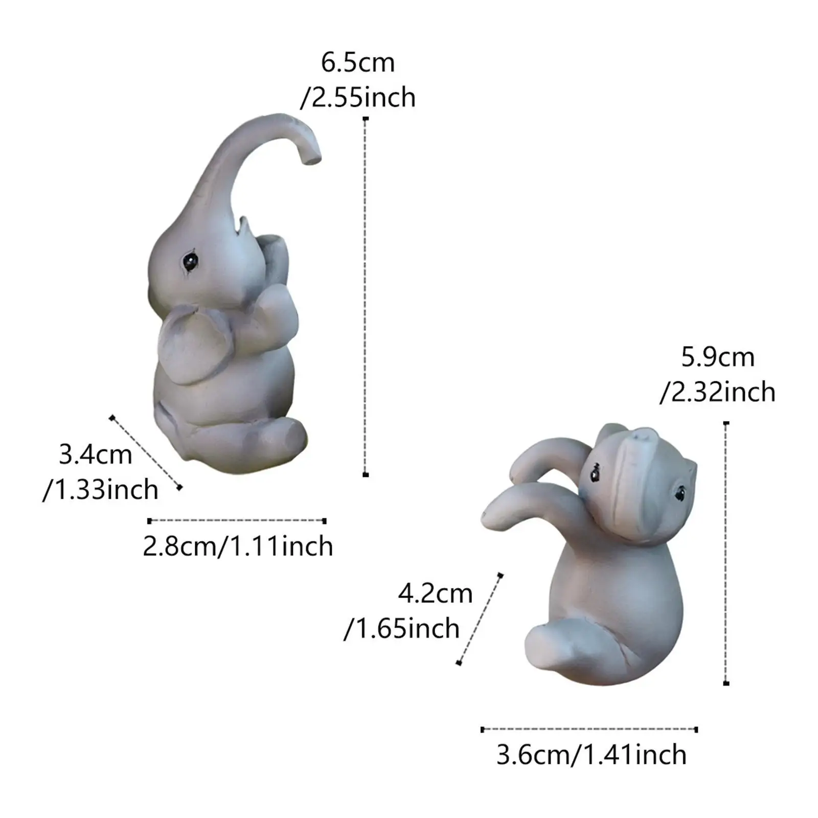 2x Elephant Flower Pot Hugger Mini Statues Resin Miniature Figurines Ornaments for Pathway Patio Yard Indoor Outdoor Porch
2x Elephant Flower Pot Hugger Mini Statues Resin Miniature Figurines Ornaments for Pathway Patio Yard Indoor Outdoor Porch