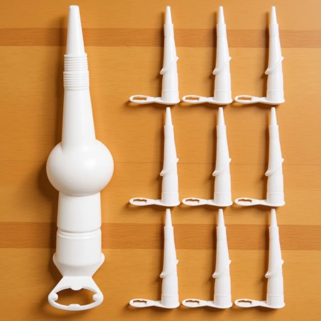 10Pcs Versatile Rotating Grout Tip Set Hard Rubber Bendable Caulk Nozzle for DIY Home Renovation Grout Sealant Projects
10Pcs Versatile Rotating Grout Tip Set Hard Rubber Bendable Caulk Nozzle for DIY Home Renovation Grout Sealant Projects