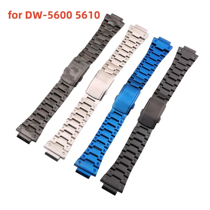 Watch accessories for DW5600 5610 Stainless steel watch strap Unisex Outdoor sports strap
Watch accessories for DW5600 5610 Stainless steel watch strap Unisex Outdoor sports strap