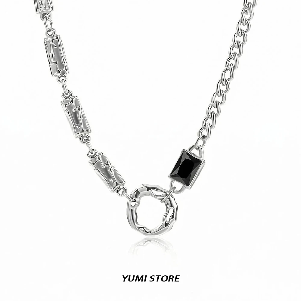 Hip Hop Circle Pendant Necklace For Man Woman Titanium Steel Luxury Clavicle Chain Non Fading Couple Jewelry New Y2k Kpop Gift
Hip Hop Circle Pendant Necklace For Man Woman Titanium Steel Luxury Clavicle Chain Non Fading Couple Jewelry New Y2k Kpop Gift