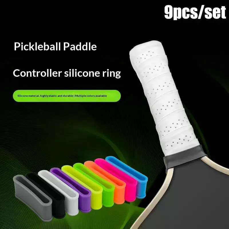 9Pcs/Set Pickleball Paddle Racket Grip Bands Tennis Racquet Secures Anti-slip Silicone Overgrip Ring Handle Closure Grip Strap
9Pcs/Set Pickleball Paddle Racket Grip Bands Tennis Racquet Secures Anti-slip Silicone Overgrip Ring Handle Closure Grip Strap